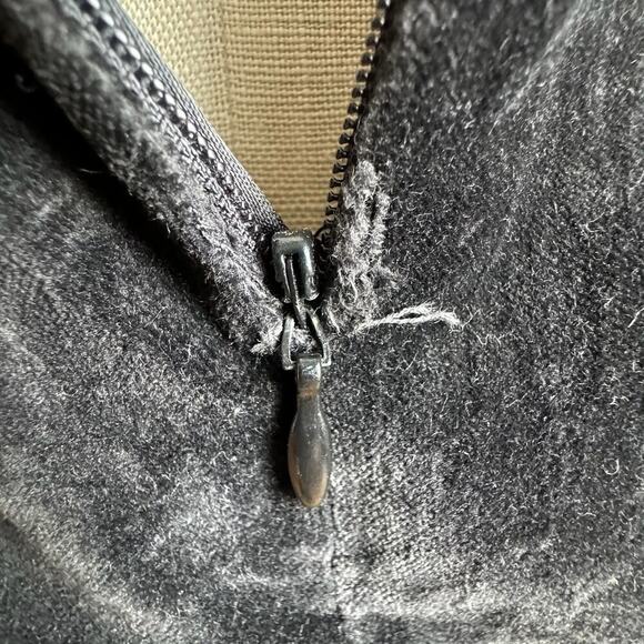 REFORMATION Vintage Rework Cotton Velvet Mini lbd Dress - Picture 6 of 9